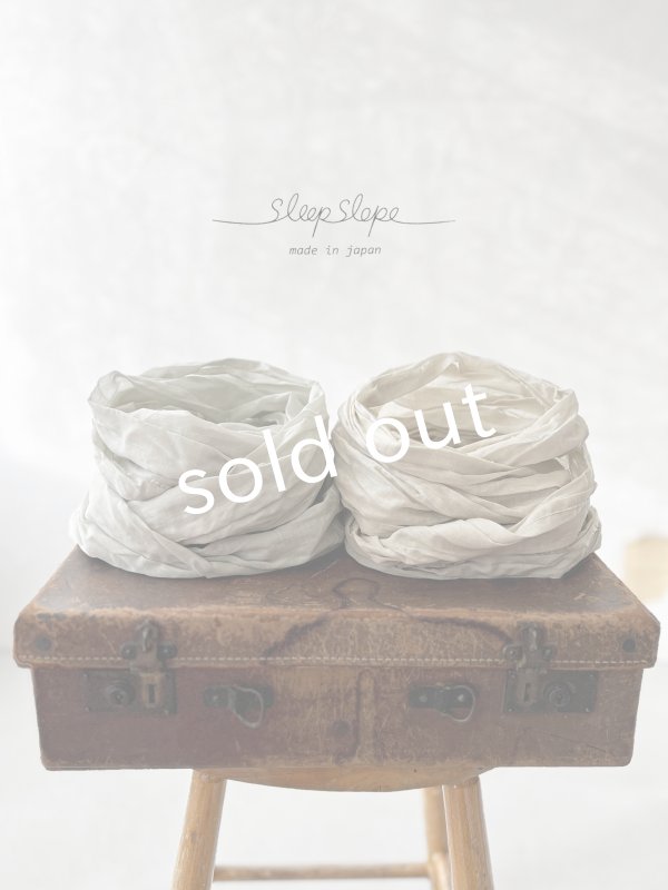 画像1: sleep slope/コットンローンのスヌード (1)