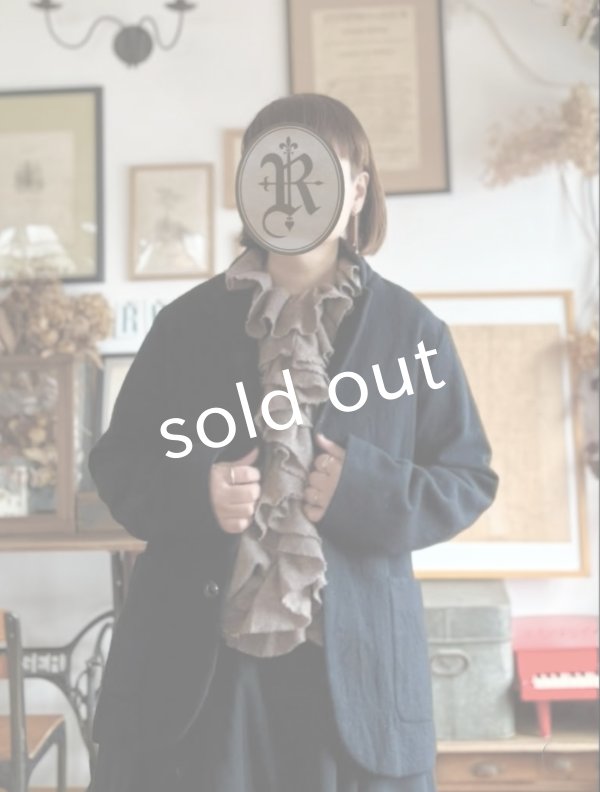 画像5: Reliure／FRILL VEST・moca tweed (5)