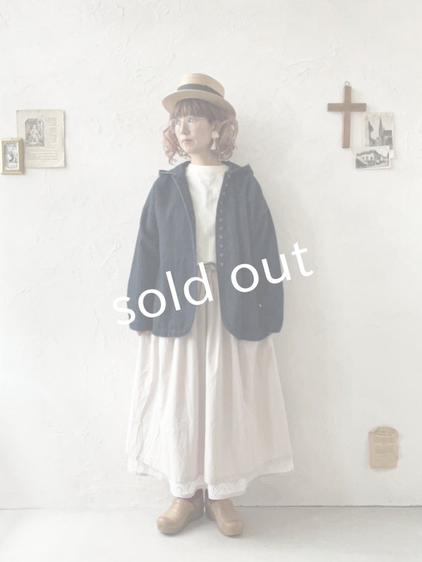 画像11: 08mab/デニムフードジャケット・インディゴ (11)