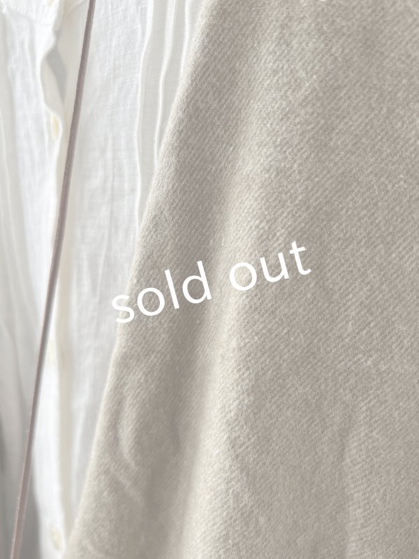 画像6: MARCHE' DE SOEUR／ベストワンピース・オリーブベージュ×生成り (6)
