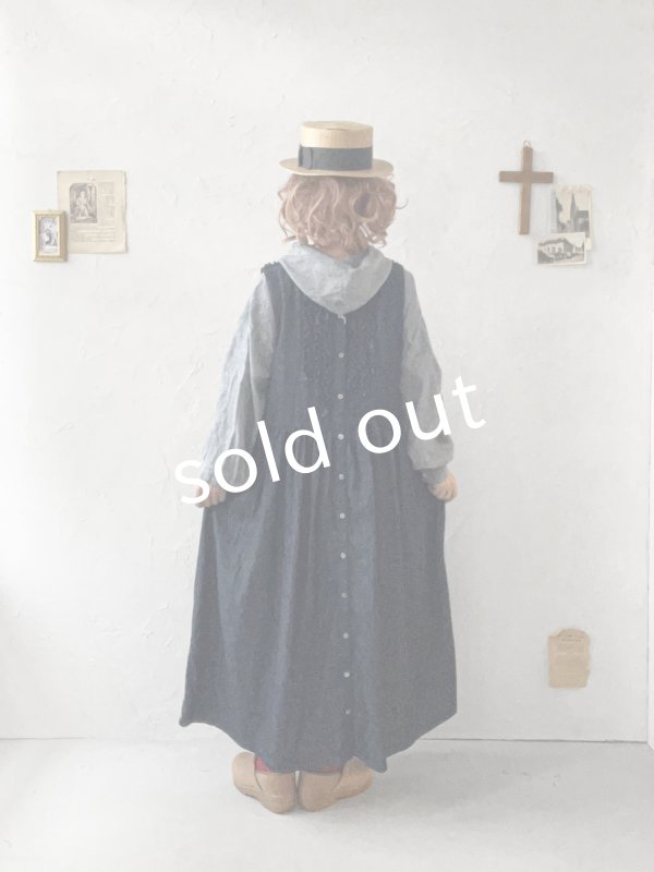 画像11: ubasoku/0031 2wayフリルジャンパースカート・黒 (11)