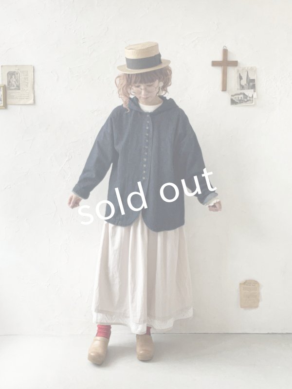 画像12: 08mab/デニムフードジャケット・インディゴ (12)