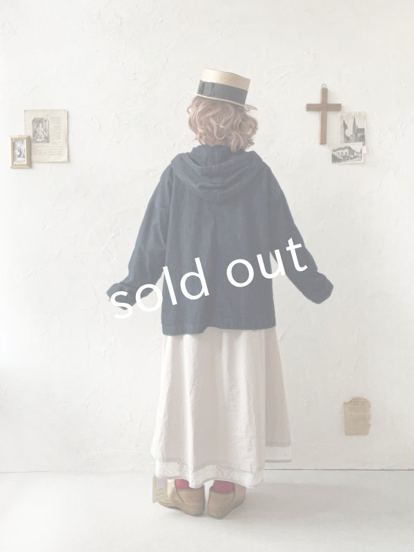 画像13: 08mab/デニムフードジャケット・インディゴ (13)