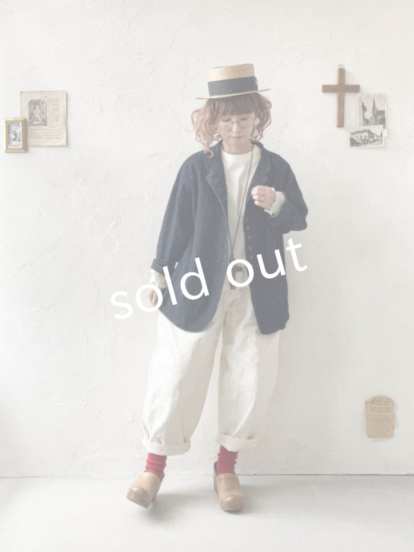 画像12: 08mab/デニムスタンドカラージャケット・インディゴ (12)