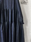 画像9: ubasoku/0039 デニムティアードワンピース・インディゴ (9)