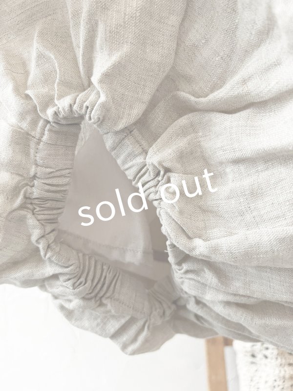 画像5: ubasoku/0053 ウエストリブボリュームパンツ・ナチュラル (5)