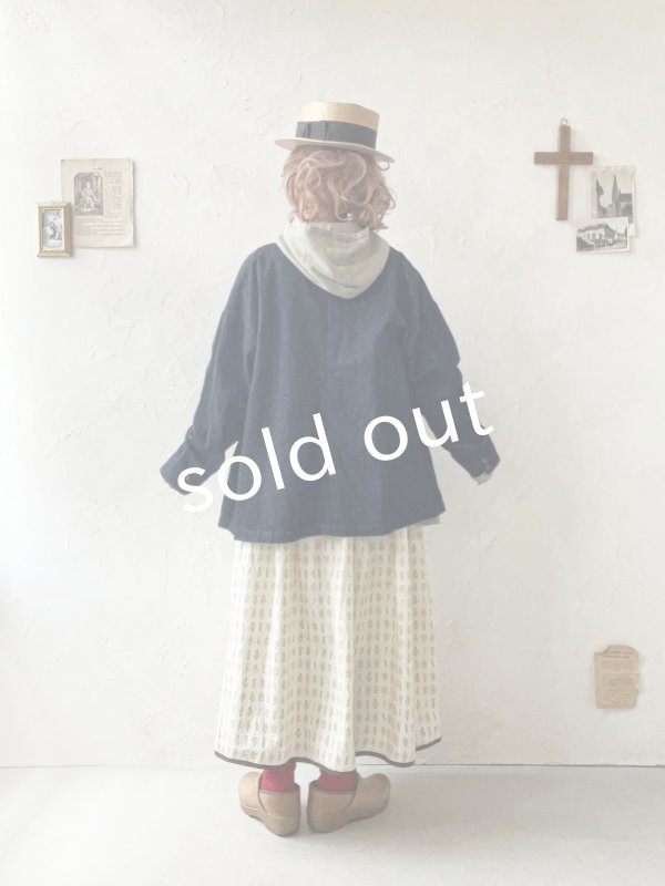 画像15: 08mab/デニムスタンドカラージャケット・インディゴ (15)