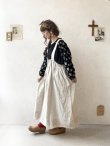 画像11: ubasoku/0023 裾レースのタックジャンパースカート・ナチュラル (11)