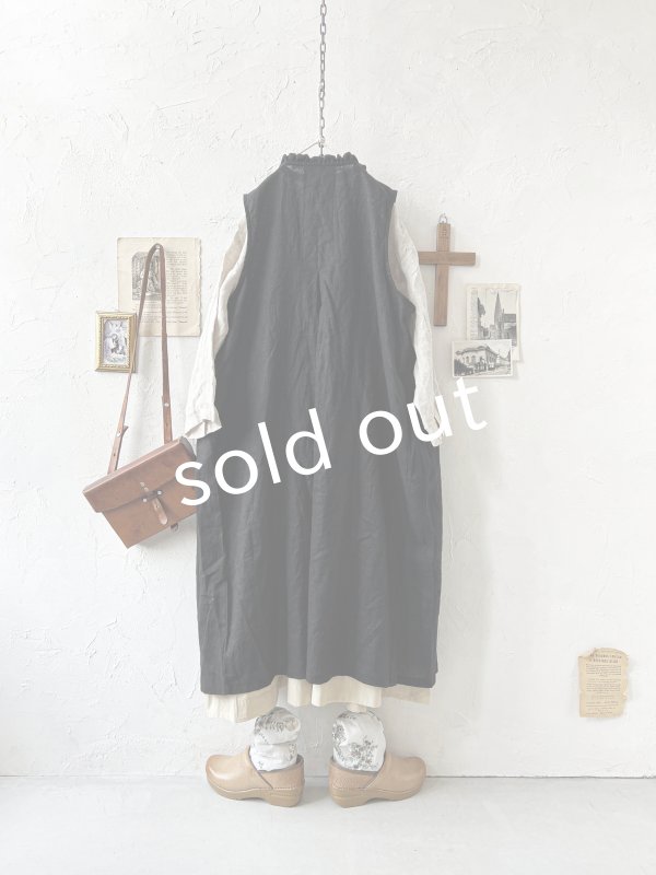 画像5: ubasoku/0114  ノースリーブワンピース・黒 (5)