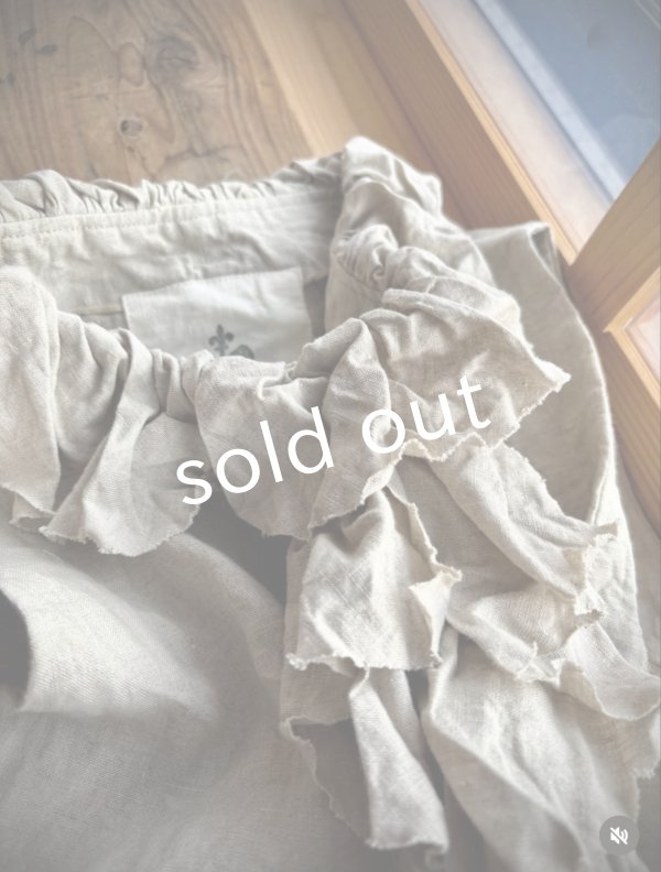 画像4: Reliure／FRILL VEST・kinari linen (4)