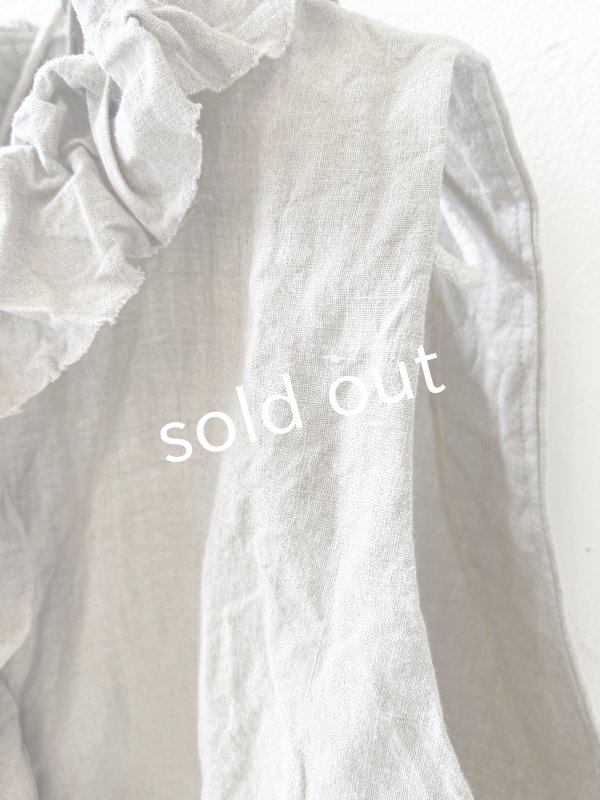 画像8: Reliure／FRILL VEST・kinari linen (8)