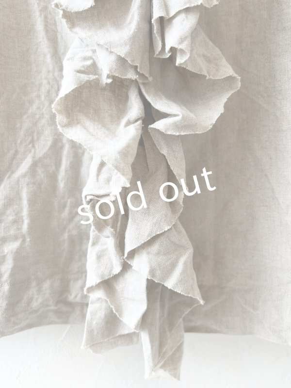 画像9: Reliure／FRILL VEST・kinari linen (9)