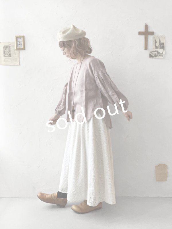 画像9: nous rendent heureux／バルーン袖ブラウス・ライトグレー (9)