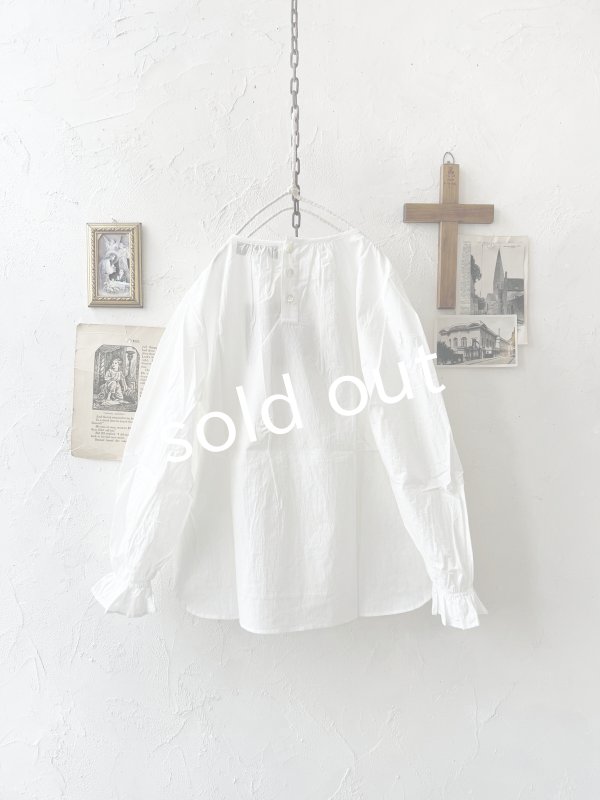 画像7: nous rendent heureux／シャーリングパフ袖ブラウス・オフ (7)