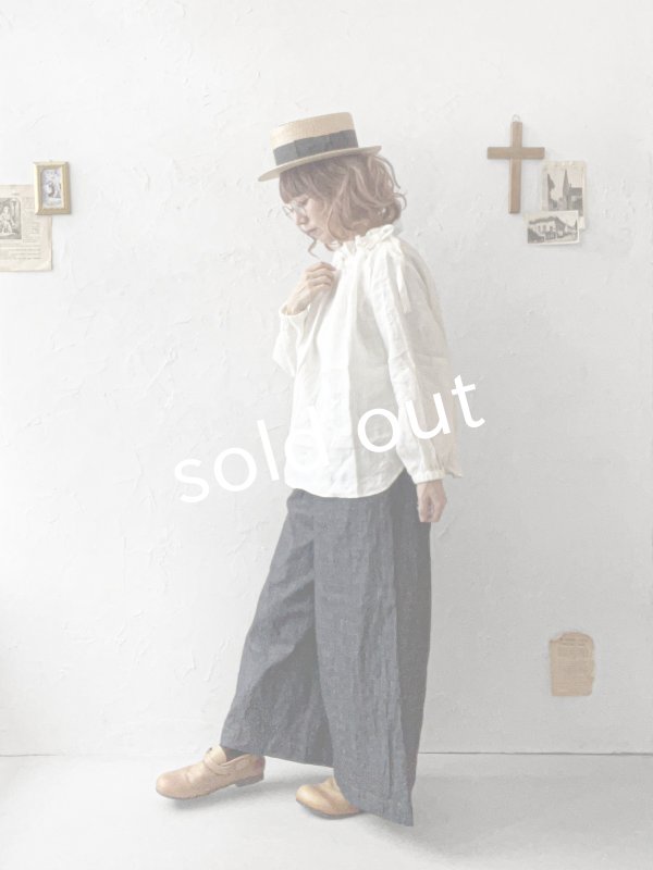 画像10: nous rendent heureux／りぼんフリル襟ブラウス・モーヴピンク (10)