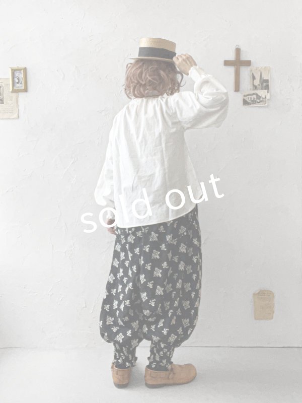 画像10: nous rendent heureux／シャーリング襟ブラウス・オフ (10)