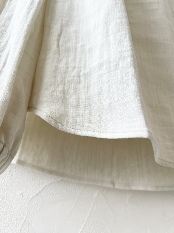 画像6: nous rendent heureux／タックネックブラウス・エクリュ (6)