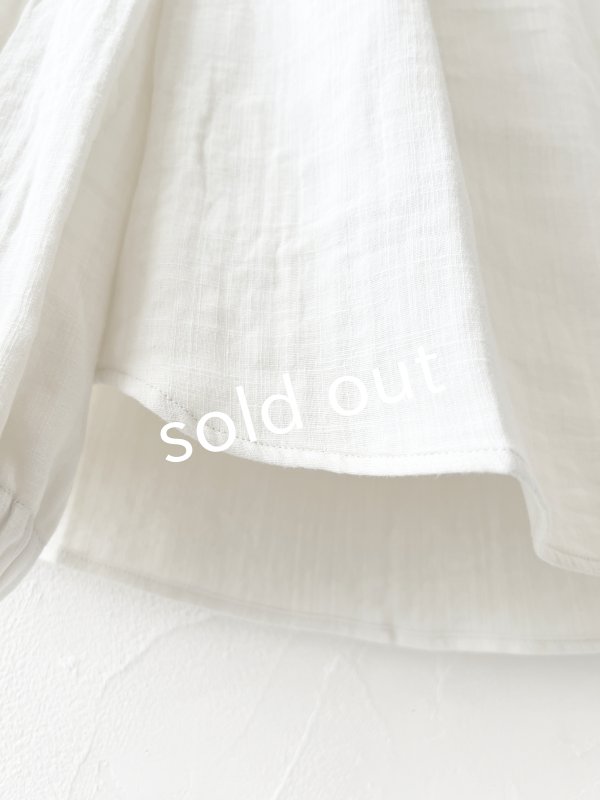 画像6: nous rendent heureux／タックネックブラウス・エクリュ (6)