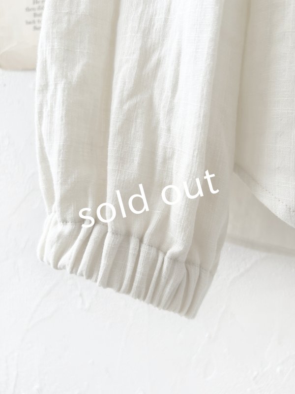 画像5: nous rendent heureux／タックネックブラウス・エクリュ (5)