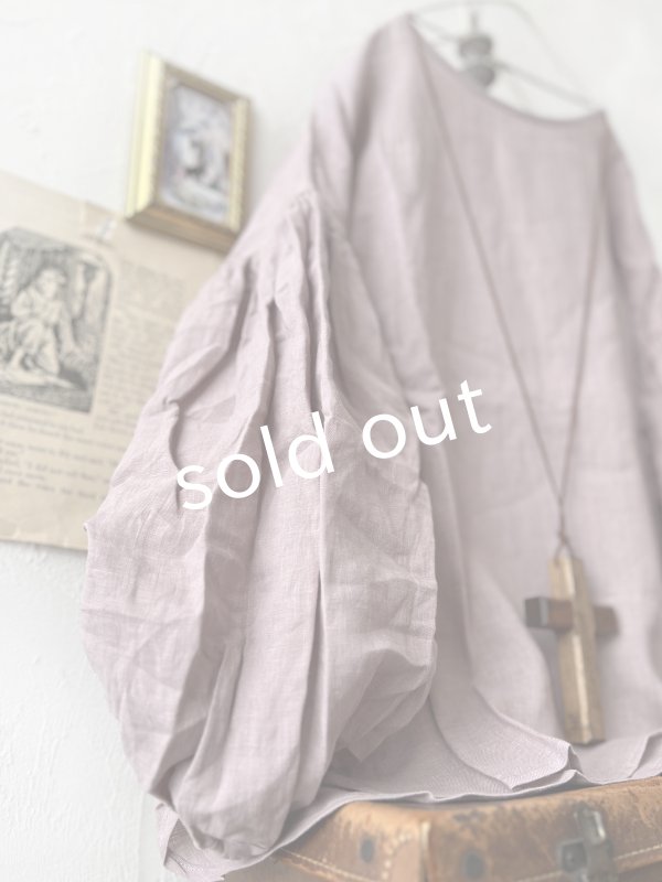 画像3: nous rendent heureux／バルーン袖ブラウス・モーヴピンク (3)