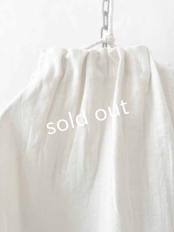 画像10: nous rendent heureux／タックネックブラウス・エクリュ (10)