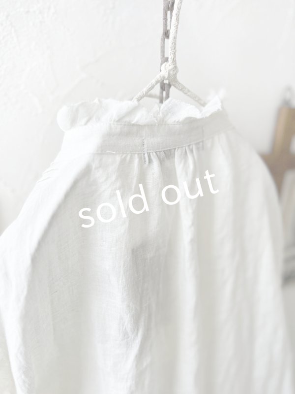 画像9: nous rendent heureux／フリル襟ピンタックブラウス・オフ (9)