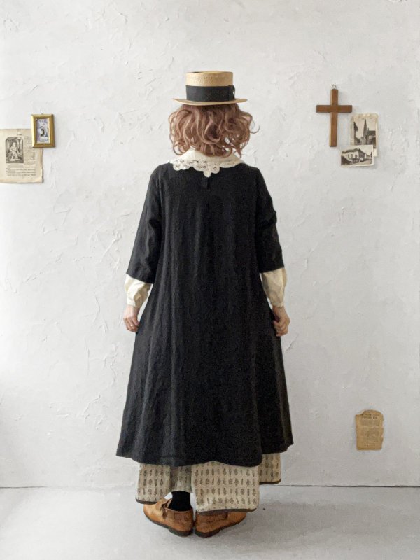 画像12: nous rendent heureux／バテンレース襟ブラウス・ライトベージュ (12)