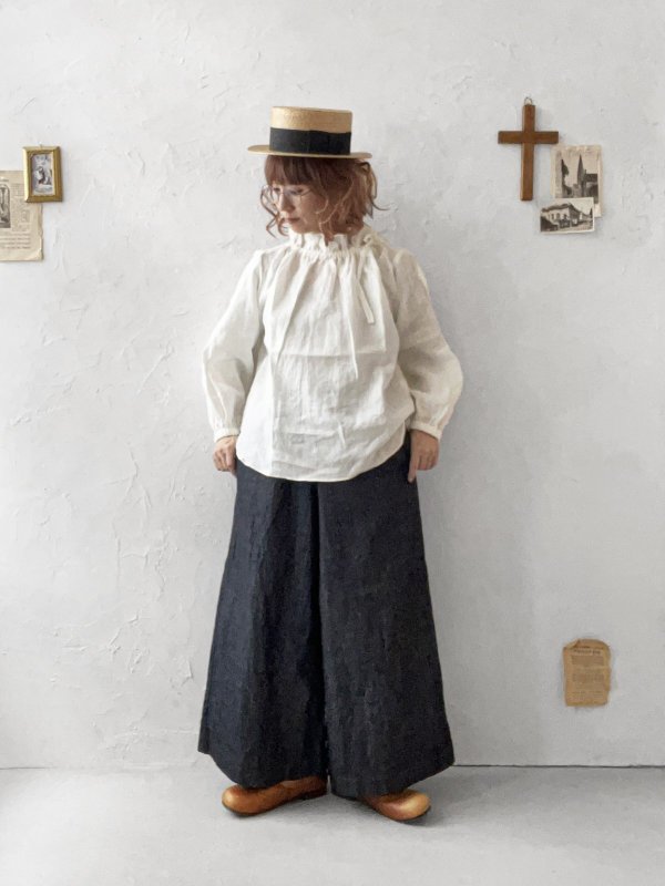 画像10: nous rendent heureux／りぼんフリル襟ブラウス・オフ (10)