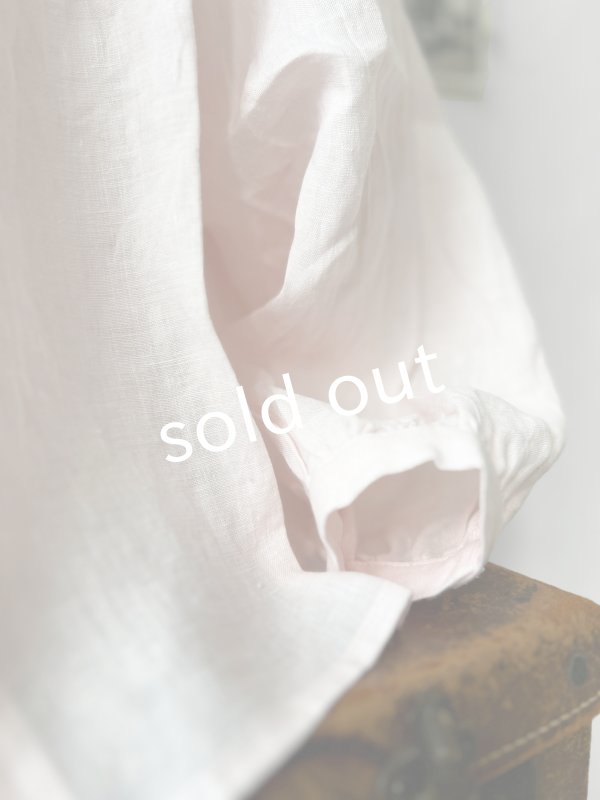 画像6: nous rendent heureux／フリル襟ピンタックブラウス・ペールピンク (6)