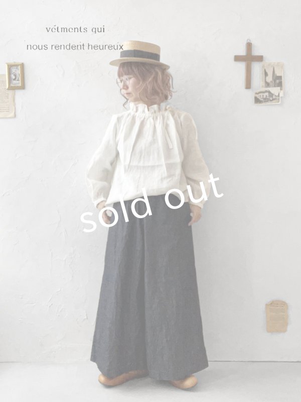 画像8: nous rendent heureux／りぼんフリル襟ブラウス・モーヴピンク (8)