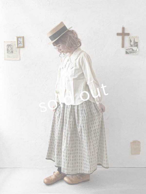 画像9: nous rendent heureux／バテンレース襟ブラウス・ライトベージュ (9)