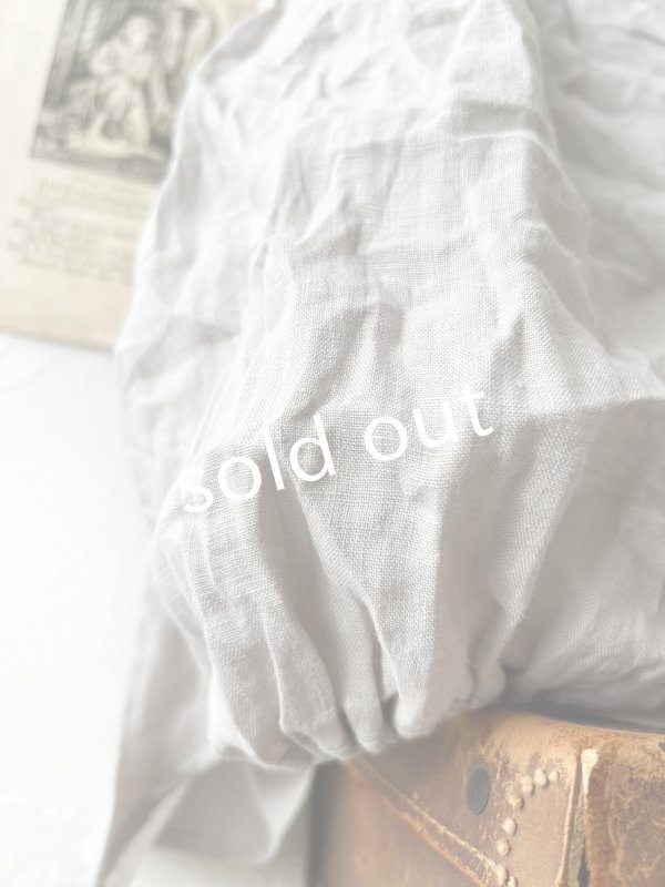 画像4: nous rendent heureux／バルーン袖ブラウス・ライトグレー (4)