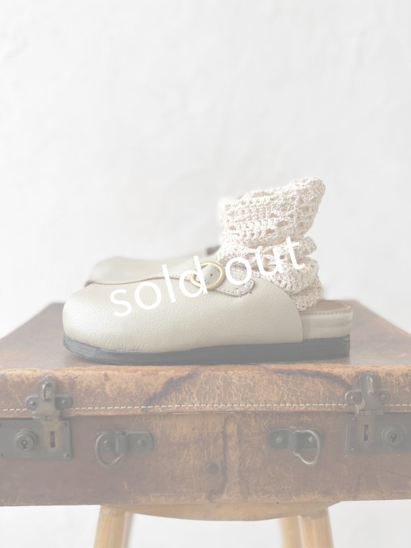 画像4: Diu／オープントゥサンダル・ライトグレー［M］ (4)