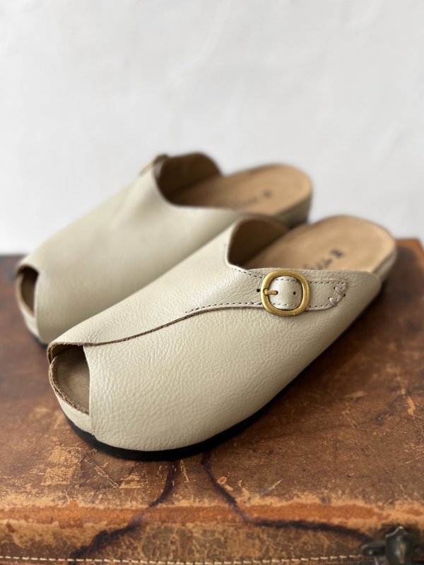 画像6: Diu／オープントゥサンダル・ライトグレー［M］ (6)