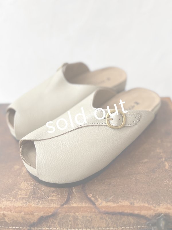 画像6: Diu／オープントゥサンダル・ライトグレー［M］ (6)