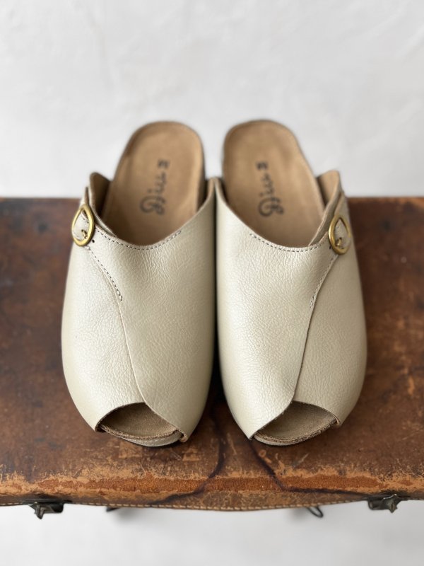 画像5: Diu／オープントゥサンダル・ライトグレー［M］ (5)