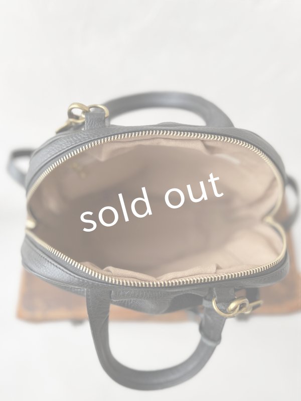 画像11: Diu／本革２wayバッグ・ブラック (11)