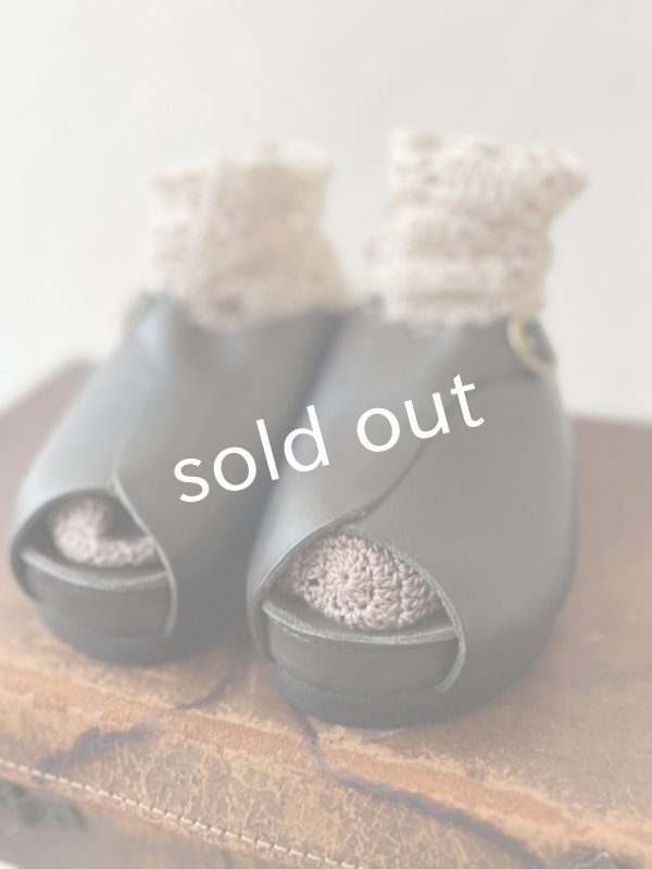 画像5: Diu／オープントゥサンダル・ブラック［M］ (5)