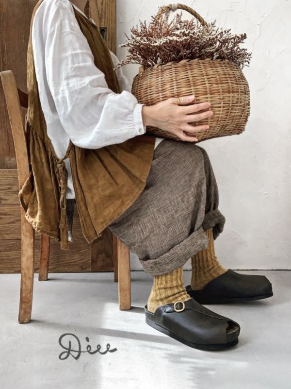 画像11: Diu／オープントゥサンダル・ライトグレー［M］ (11)