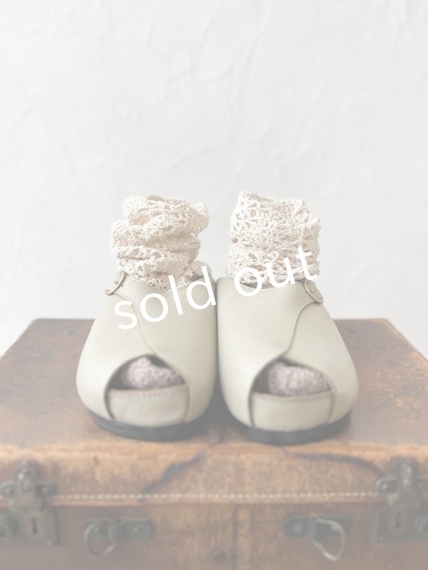 画像3: Diu／オープントゥサンダル・ライトグレー［M］ (3)