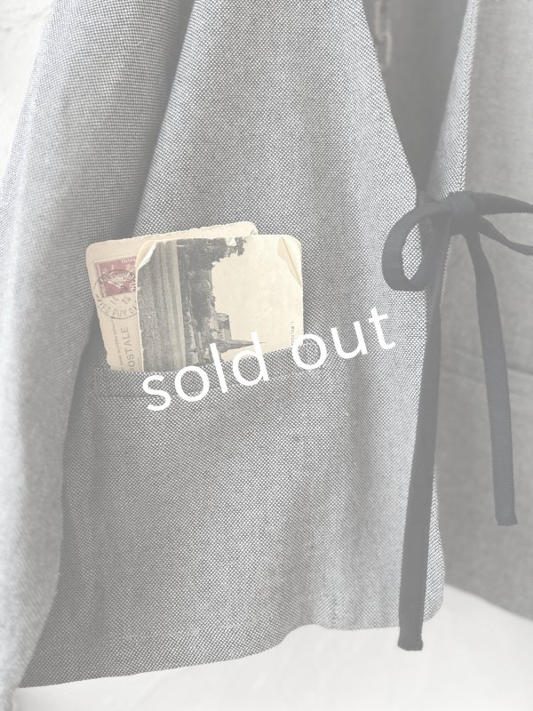 画像5: Branch m'／ウエストリボンジャケット・グレー (5)