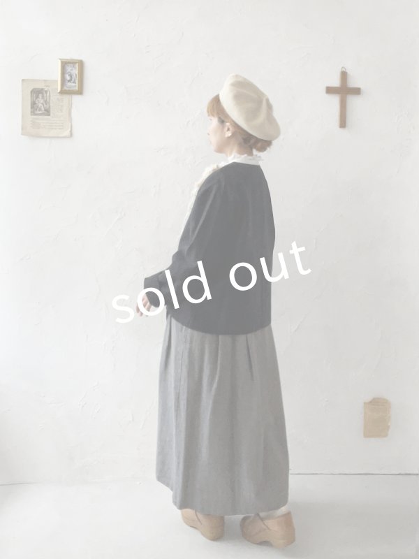 画像12: Branch m'／ウエストリボンジャケット・グレー (12)