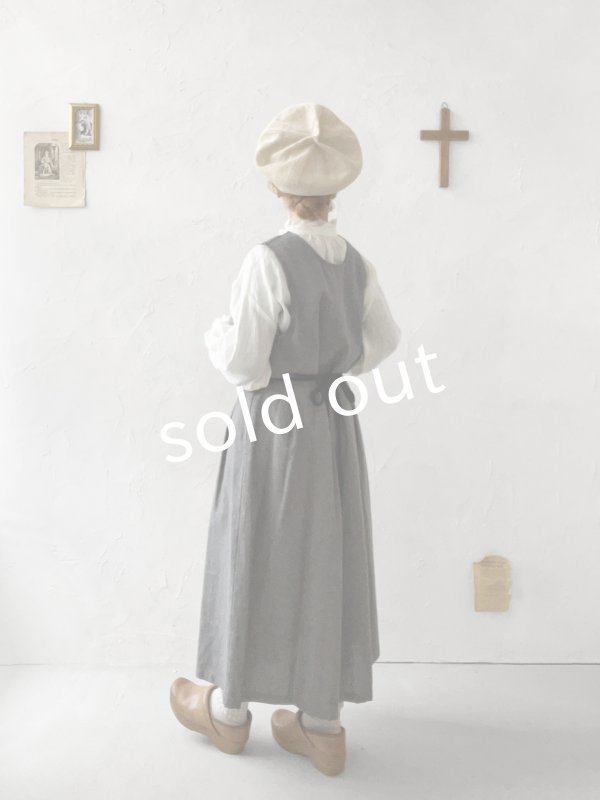 画像13: Branch m'／2wayウエストリボンワンピース・グレー (13)