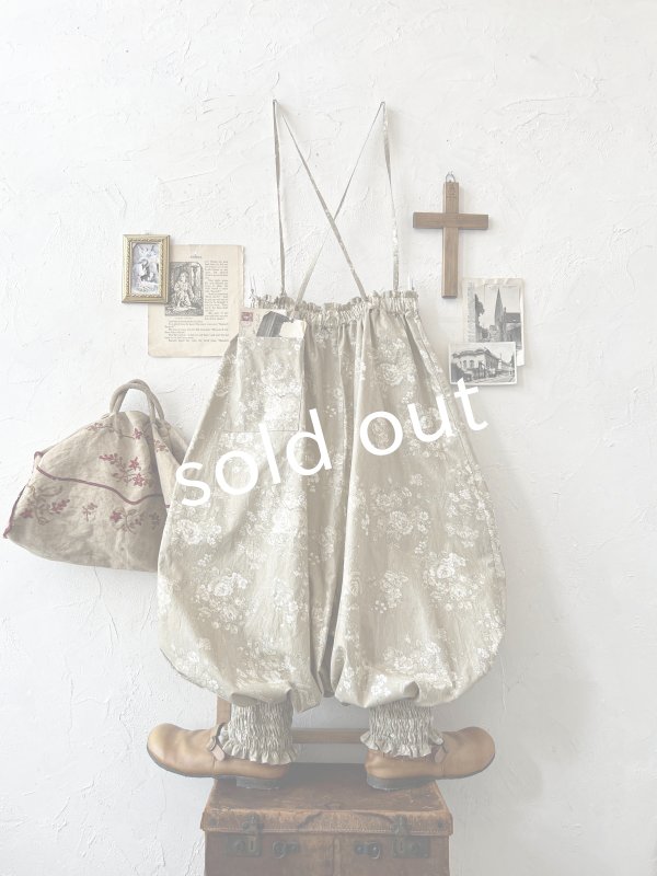 画像7: MARCHE' DE SOEUR／ピエロパンツ・ベージュローズ (7)