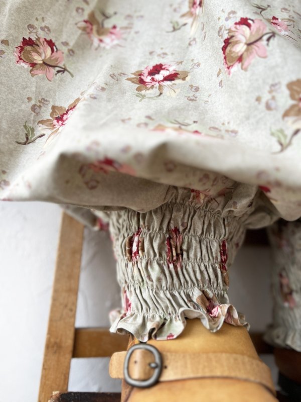 画像6: MARCHE' DE SOEUR／ピエロパンツ・グレージュピンクローズ (6)