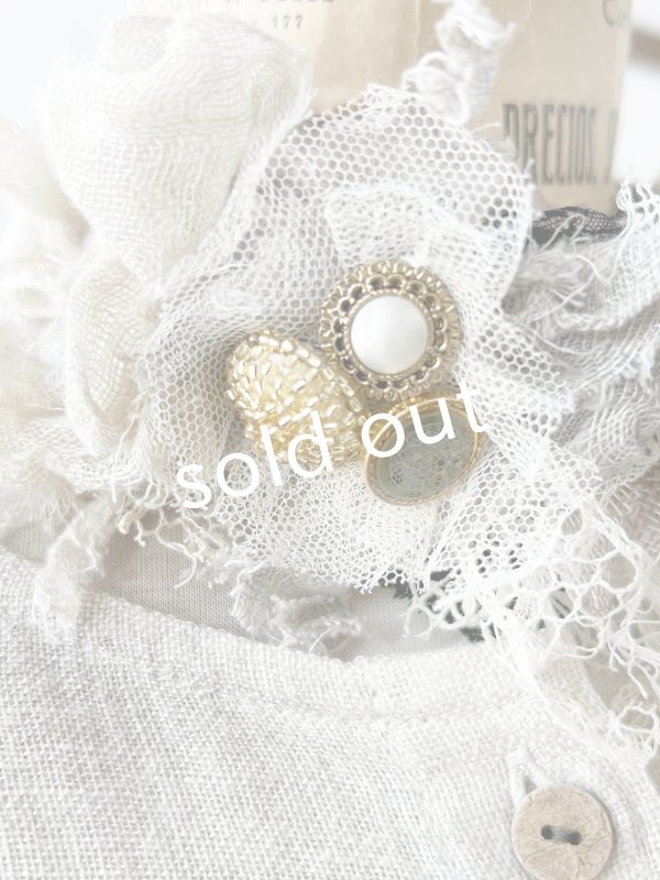 画像6: pollenbienco／アンティークレースのチョーカー (6)