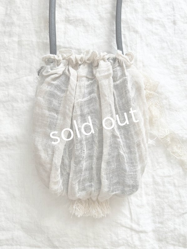 画像5: pollenbienco／アンティークレースのポシェット・黒 (5)