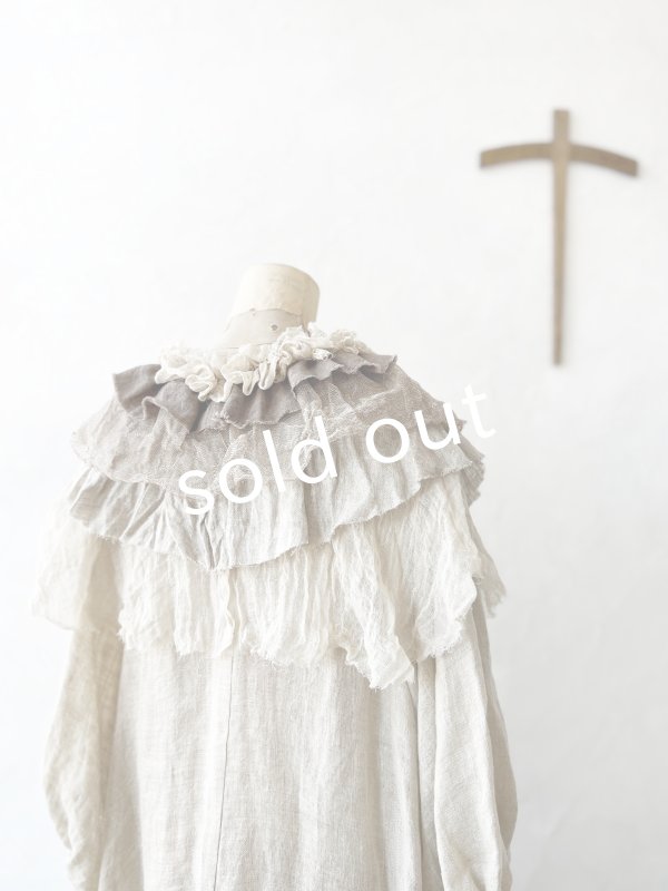 画像6: pollenbienco／アンティークレースのティペット・C (6)