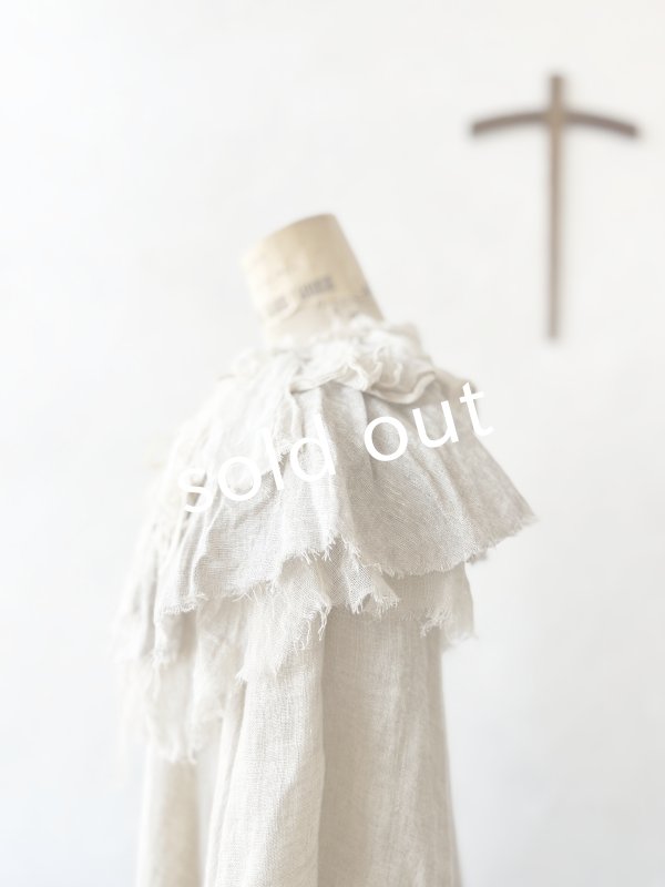 画像5: pollenbienco／アンティークレースのティペット・A (5)