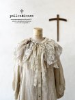 画像1: pollenbienco／アンティークレースのティペット・A (1)